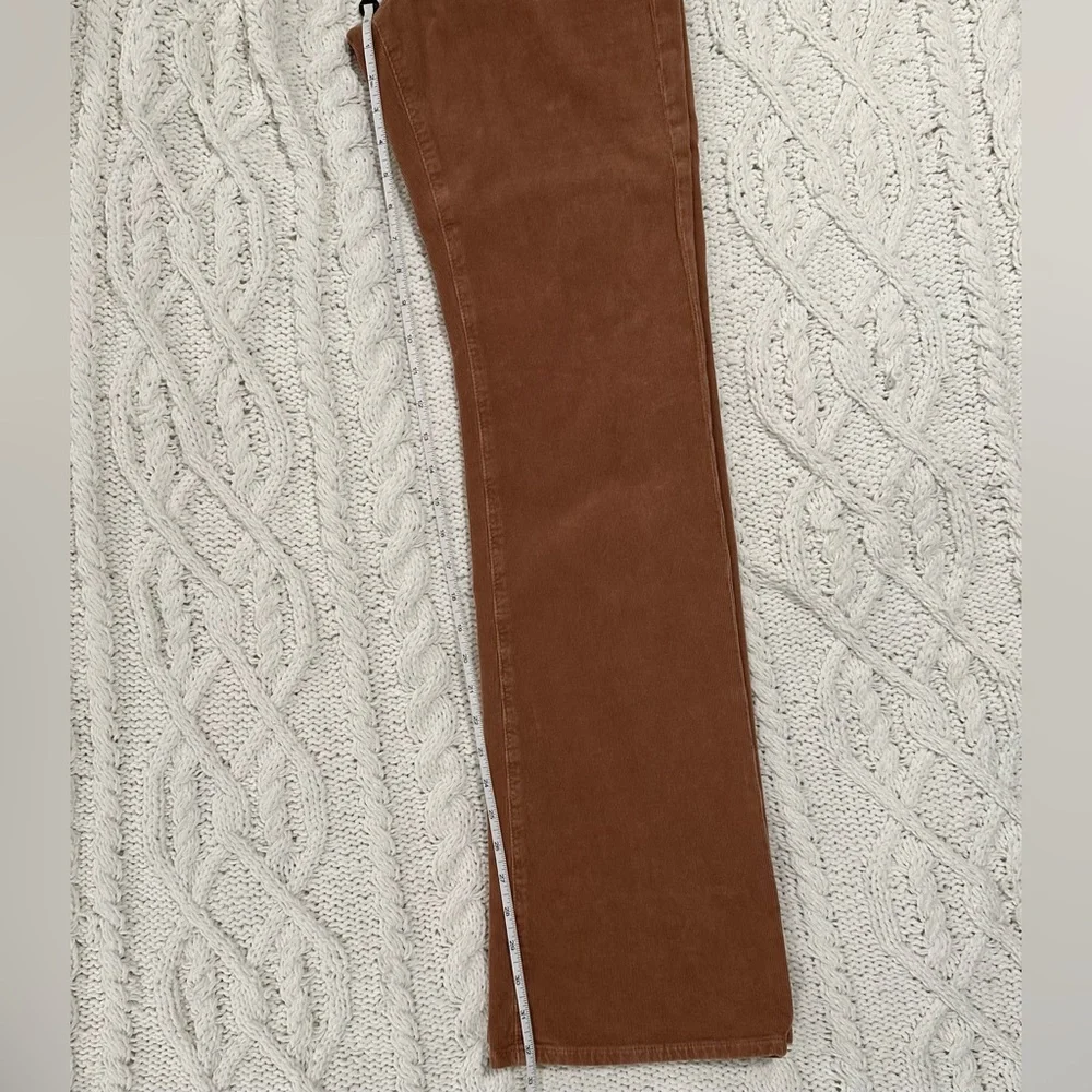 AG Alexxis High Rise Vintage Boot corduroy jeans tall long inseam pants Brown 27 - Picture 6 of 10